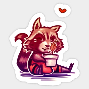 Rocket y Groot Sticker